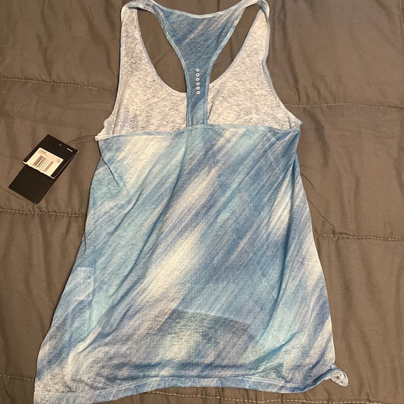 Women’s Blue Nike Racerback Tank - Picture 2 of 4